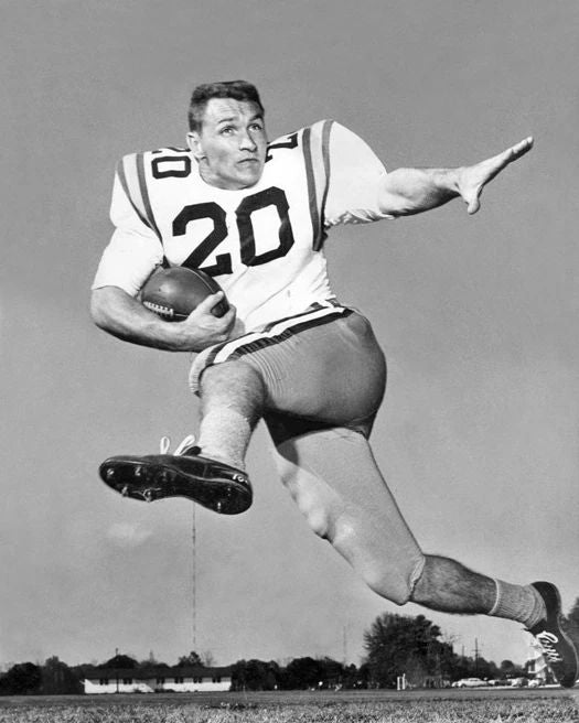 Lsu Tigers Billy Cannon Glossy Keychain Print College Heisman Trophy Winner