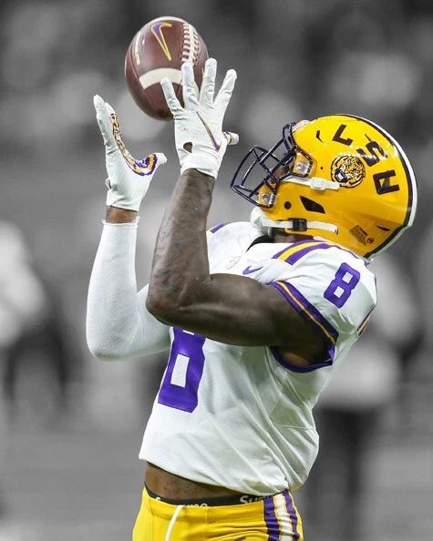 Lsu Tigers Malik Nabers Glossy Spotlight Photo College Print Poster
