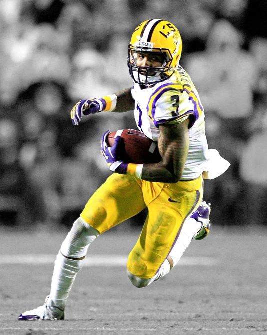 Lsu Tigers Odell Beckham Jr Glossy Spotlight Keychain College Keychain