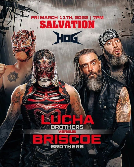 Lucha Brothers Vs The Briscoe Brothers Photo Wrestling Picture Roh