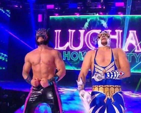 Lucha House Party Photo Wrestling Picture Wwe Gran Metalik Lince Dorado