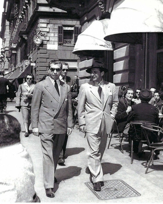 Lucky Luciano Photo Mafia Organized Crime Mobster Mob Picture Walking