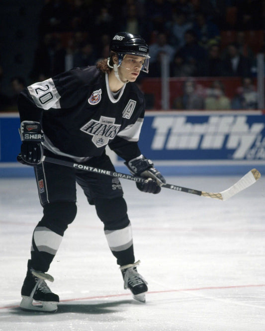 Luc Robitaille Keychain Los Angeles Kings La Nhl Picture With Cup