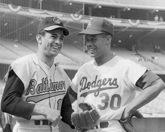 Luis Aparicio Maury Wills Keychain La Dodgers Oriole O'S Picture Baseball Mlb