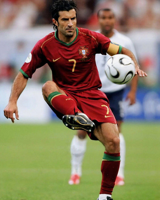 Luis Figo Keychain Portugal Soccer Picture