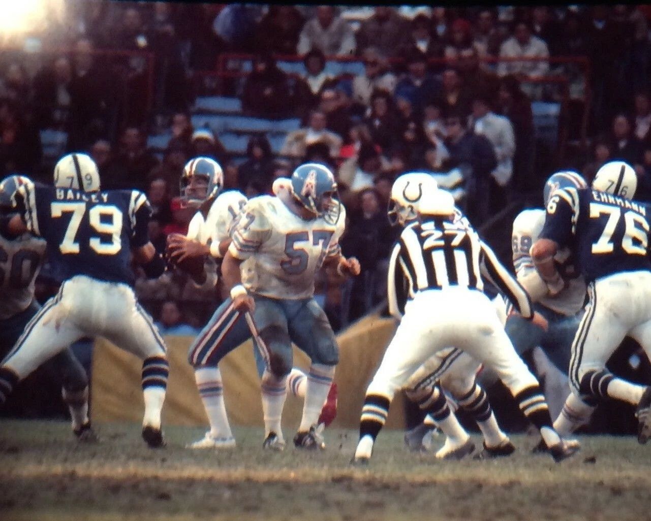Lynn Dickey Photo Houston Oilers Picture Nfl Football Vs Colts