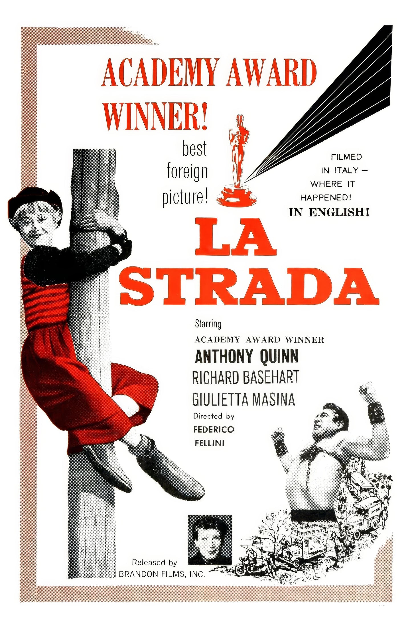 La Strada (1954) Movie Magnet