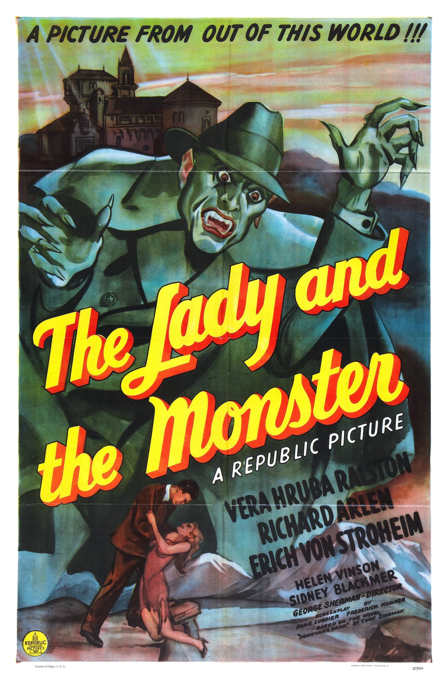Lady And Monster 01 Movie Magnet