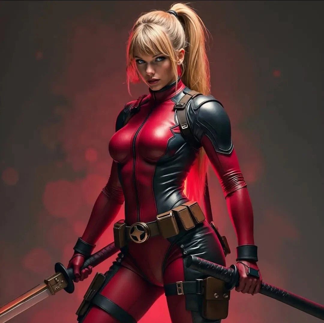 Lady Deadpool Keychain 24 X 36