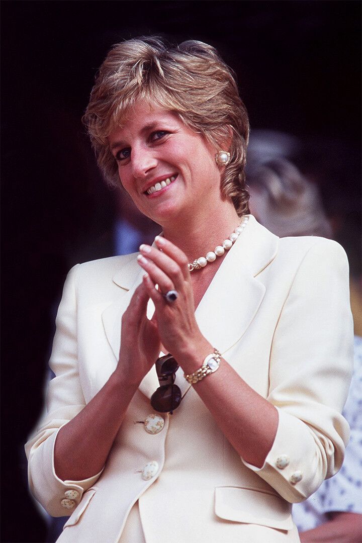 Lady Diana Spencer Icon Vintage Painting Print Wall Art Home Poster