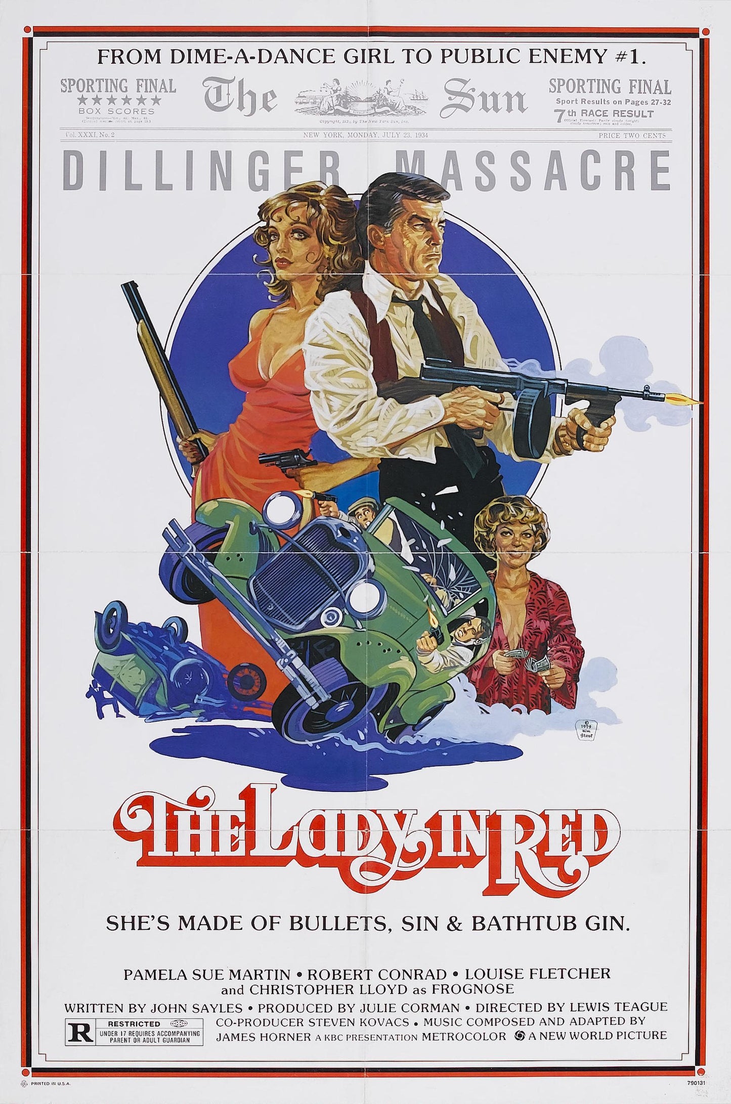 Lady In Red 01 Movie Magnet