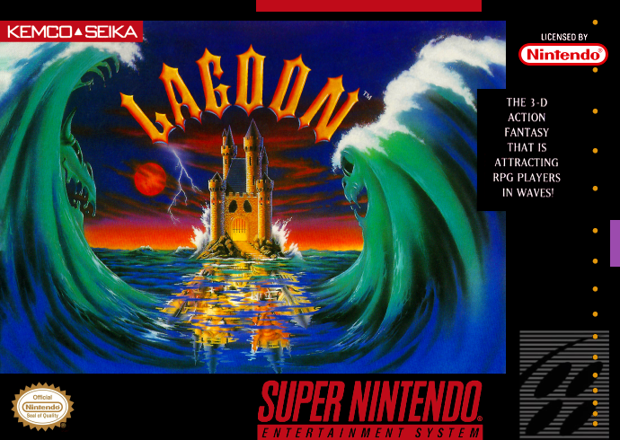 Lagoon (Usa) Snes Print Poster