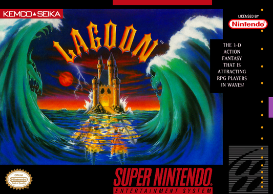 Lagoon (Usa) Snes Print Poster