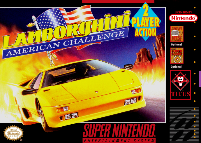 Lamborghini American Challenge (Usa) Snes Keychain