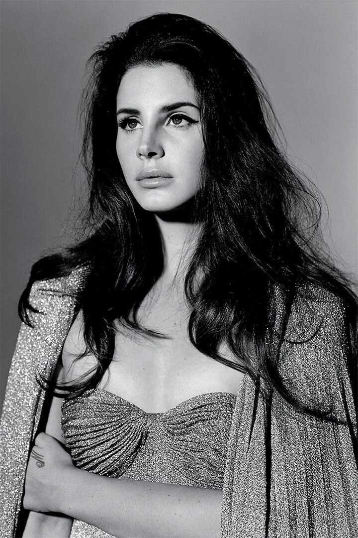 Lana Del Rey Songwriter Singer Artist Painting Magnet