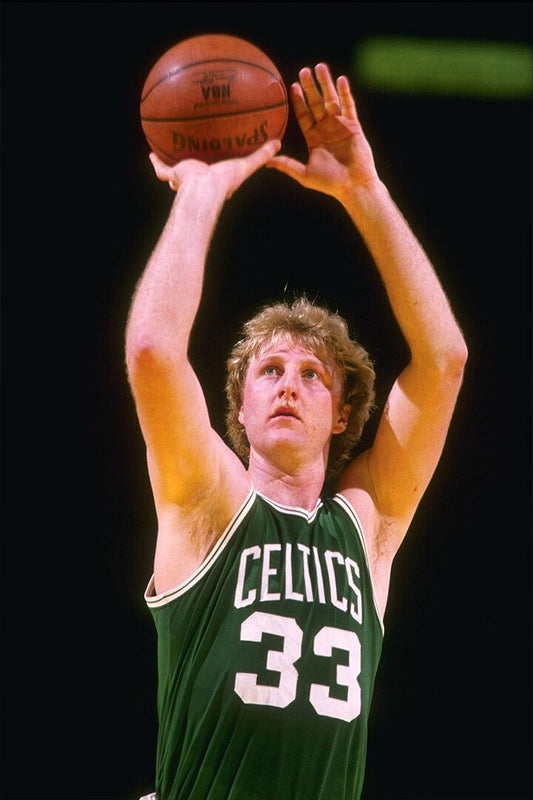 Larry Bird Boston Nba Classic Star Mvp Wall Art Home Poster