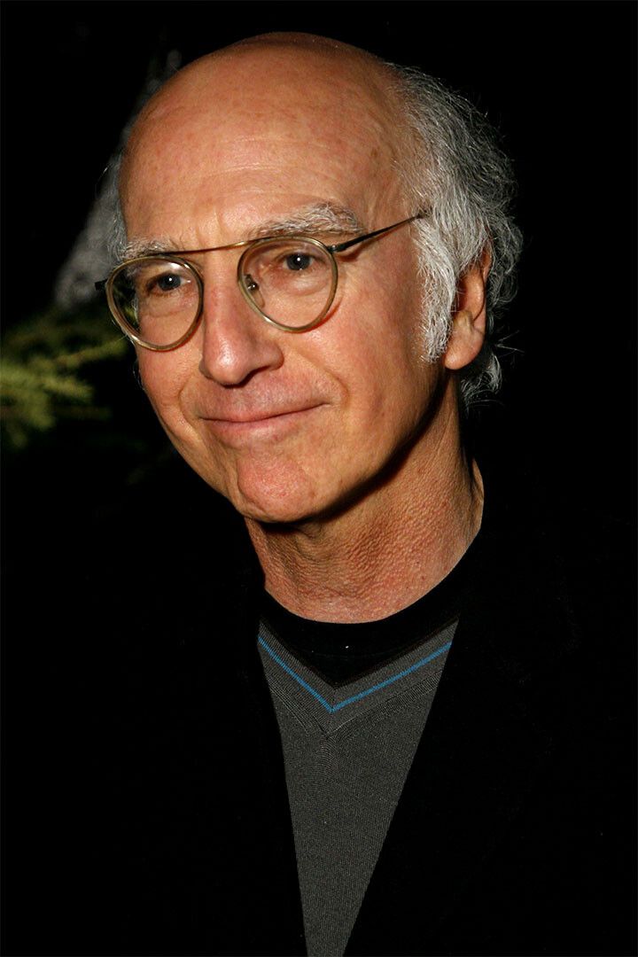 Larry David Portrait Comedian Writer Producer Keychain