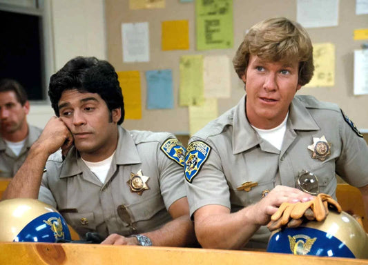 Larry Wilcox Erik Estrada Chips Highway Patrol Police Keychain Keychain
