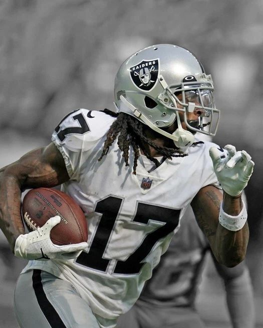Las Vegas Raiders Davante Adams Glossy Photo Spotlight Print Poster