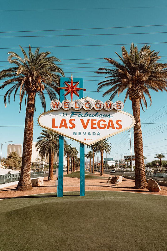 Las Vegas Resort City Entertainment And Nightlife Art Wall Decor Poster