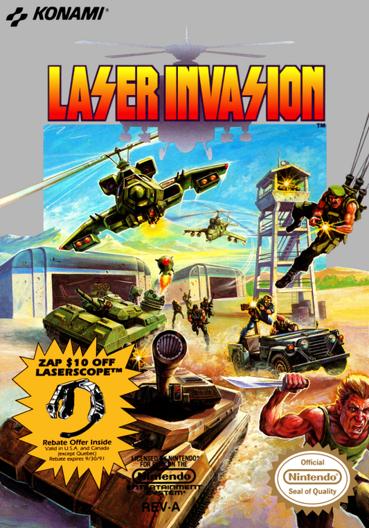 Laser Invasion (Usa) Nes Print Poster