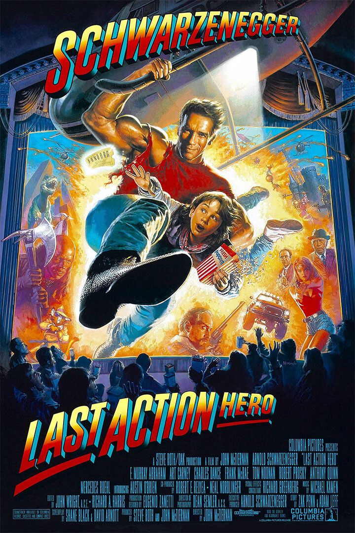 Last Action Hero Movie Action Adventure Comedy Wall Art Home Poster