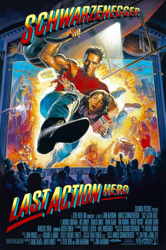 Last Action Hero Movie Action Adventure Comedy Wall Art Home Poster