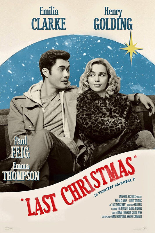 Last Christmas Emilia Clarke Henry Golding Movie Wall Art Home Poster