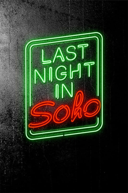 Last Night In Soho Movie Drama Horror Mystery Wall Art Home Decor Poster