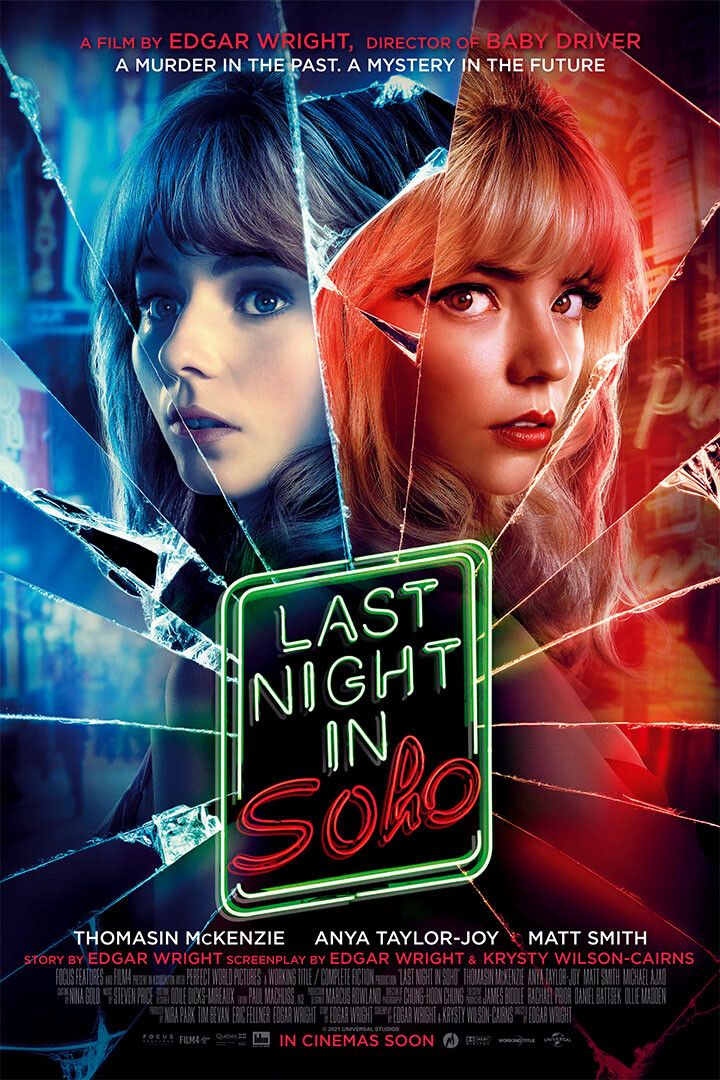 Last Night In Soho Movie Horror Mystery Drama Wall Art Home Decor Poster