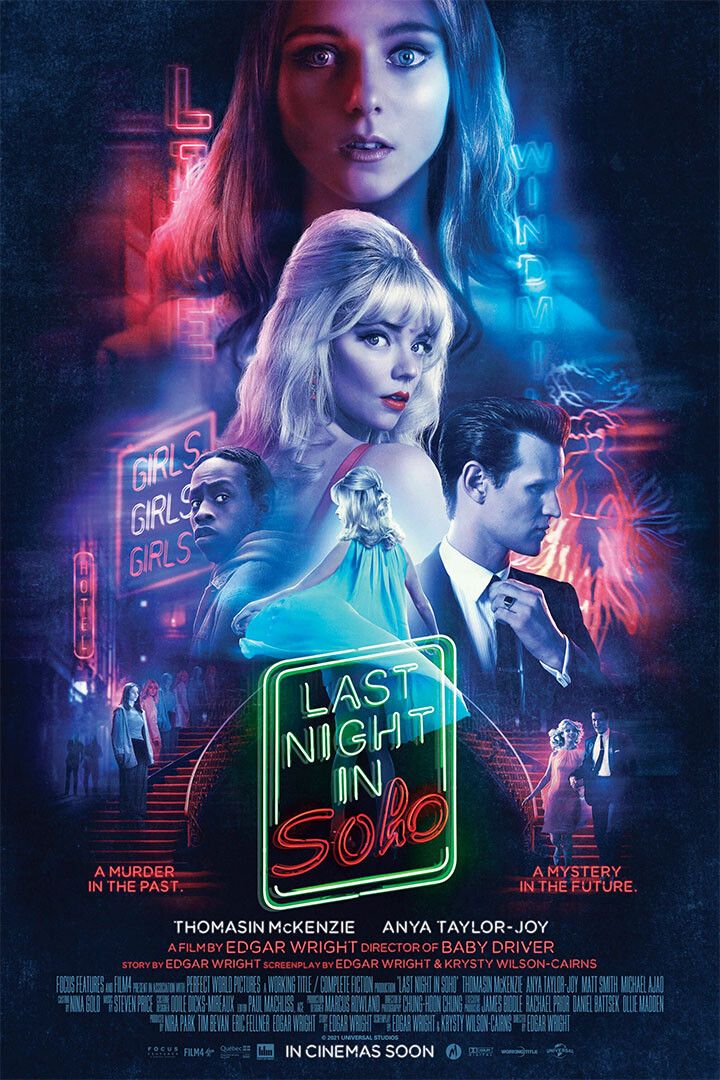 Last Night In Soho Drama Horror Movie Cinema Film Wall Art Home Poster