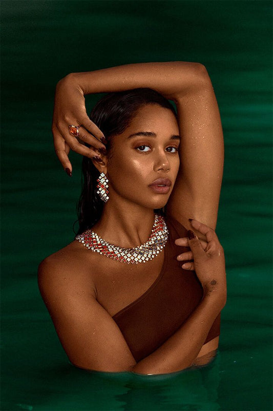 Laura Harrier Model And American Actress Wall Art Home Decor Poster