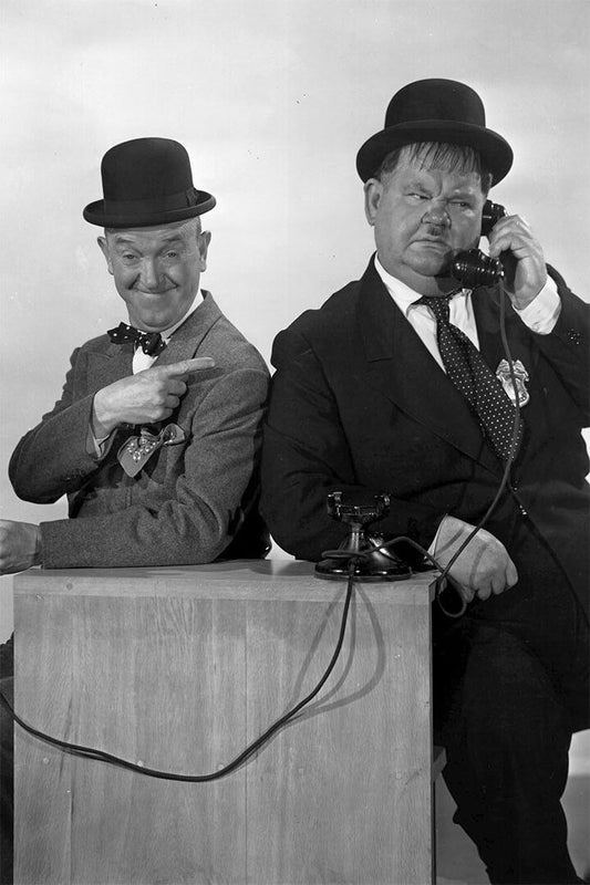 Laurel And Hardy Movie Actors Print Painting Wall Art Home Decor Poster