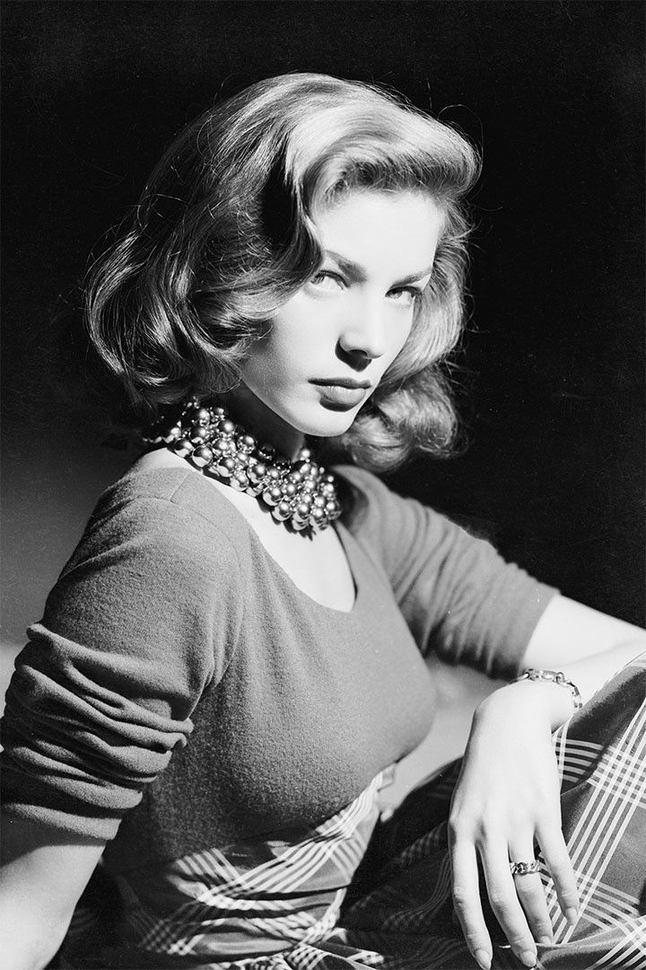 Lauren Bacall American Cinema Actress Former Model Artist Poster
