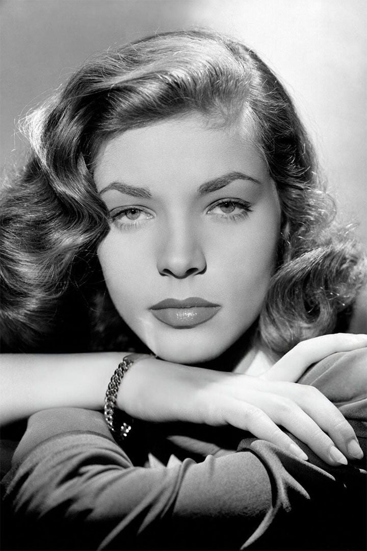 Lauren Bacall American Cinema Actress Model Performer Fan Poster