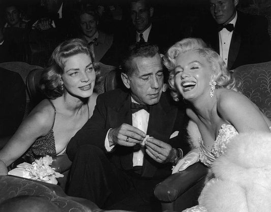 Lauren Bacall Humphrey Bogart Marilyn Monroe Magnet Picture Magnet Print