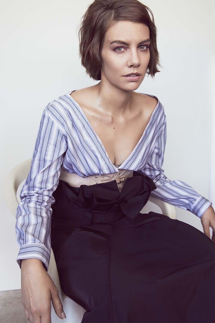 Lauren Cohan Americanscottish Cinema Actress Model Artist Keychain