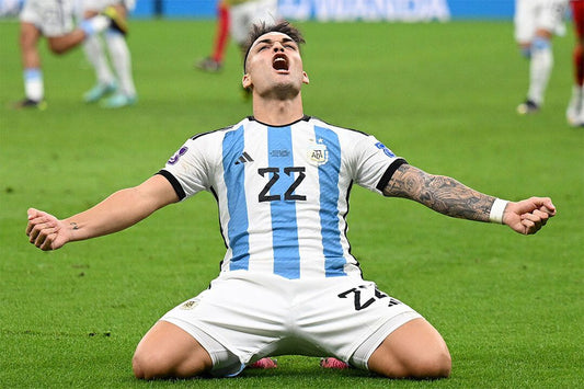 Lautaro Martinez Celebration Argentina World Cup Wall Art Home Poster