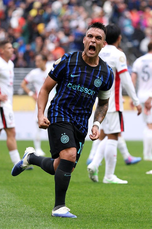 Lautaro Martinez Goal Joy Inter International Championship Poster