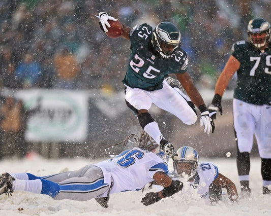 Lesean Mccoy Photo Philadelphia Eagles Picture Nfl Snow
