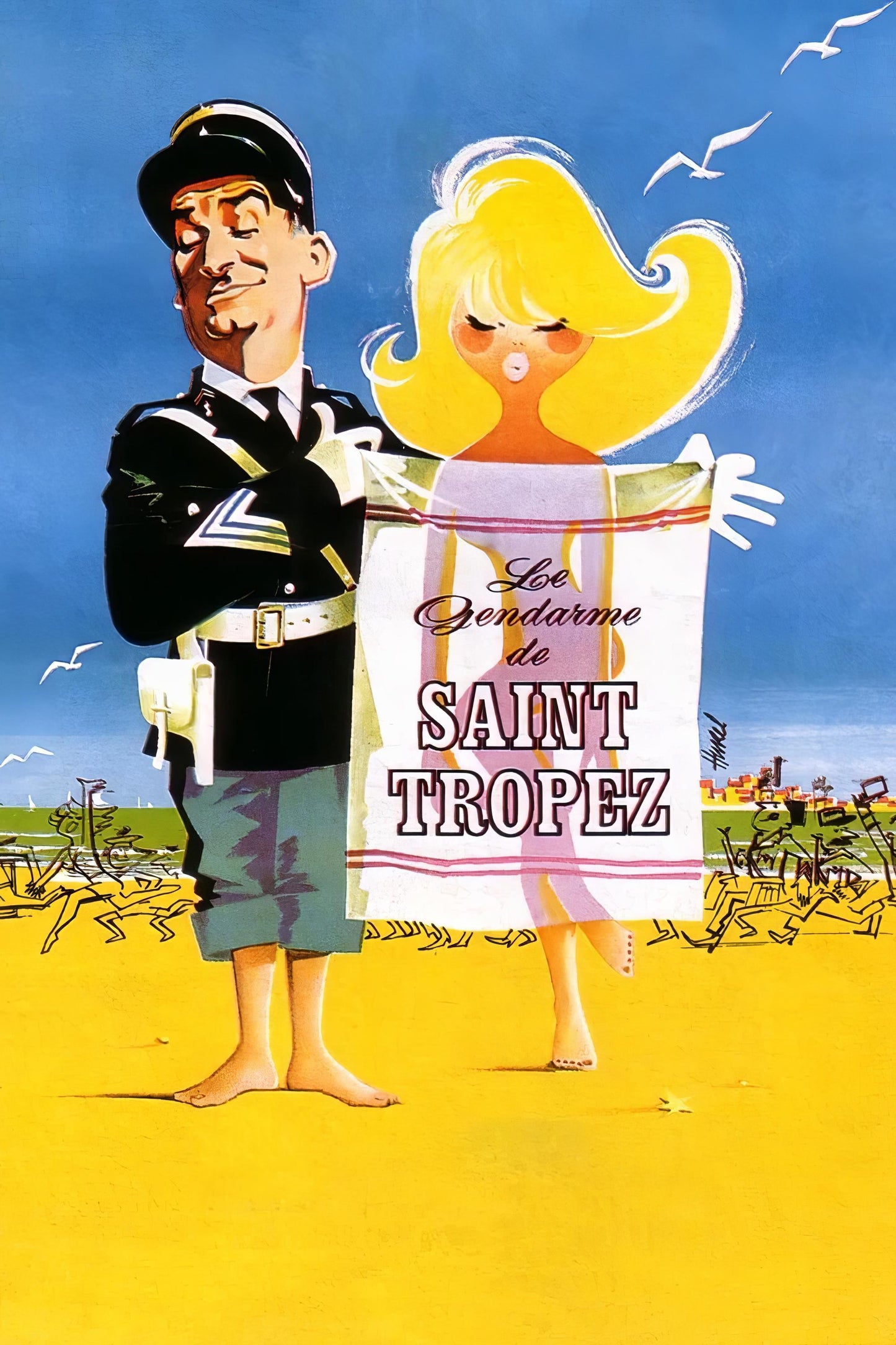 Le Gendarme De Saint Tropez (1964) Movie Keychain