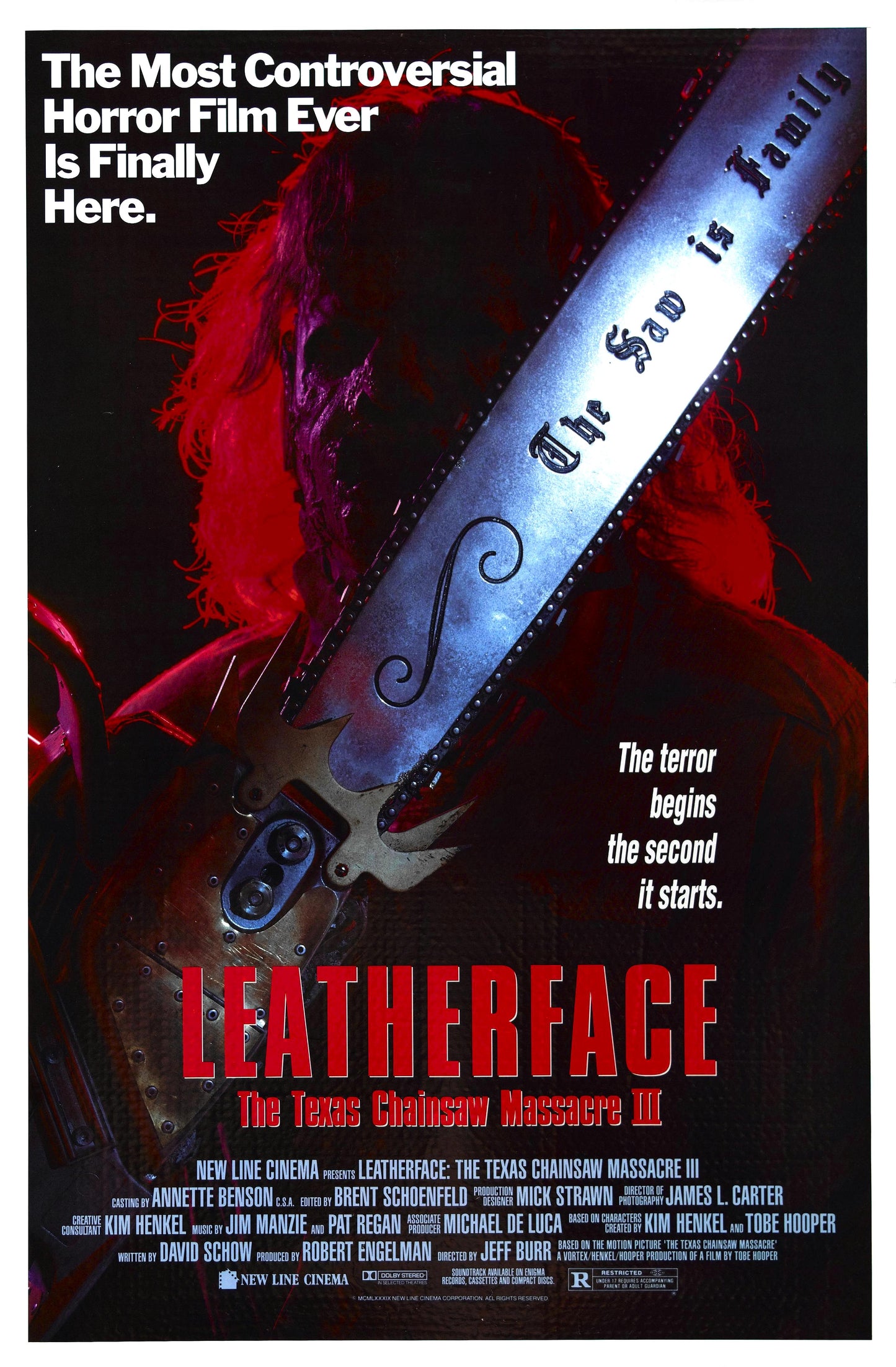 Leatherface Texas Chainsaw Massacre 3 01 Movie Magnet