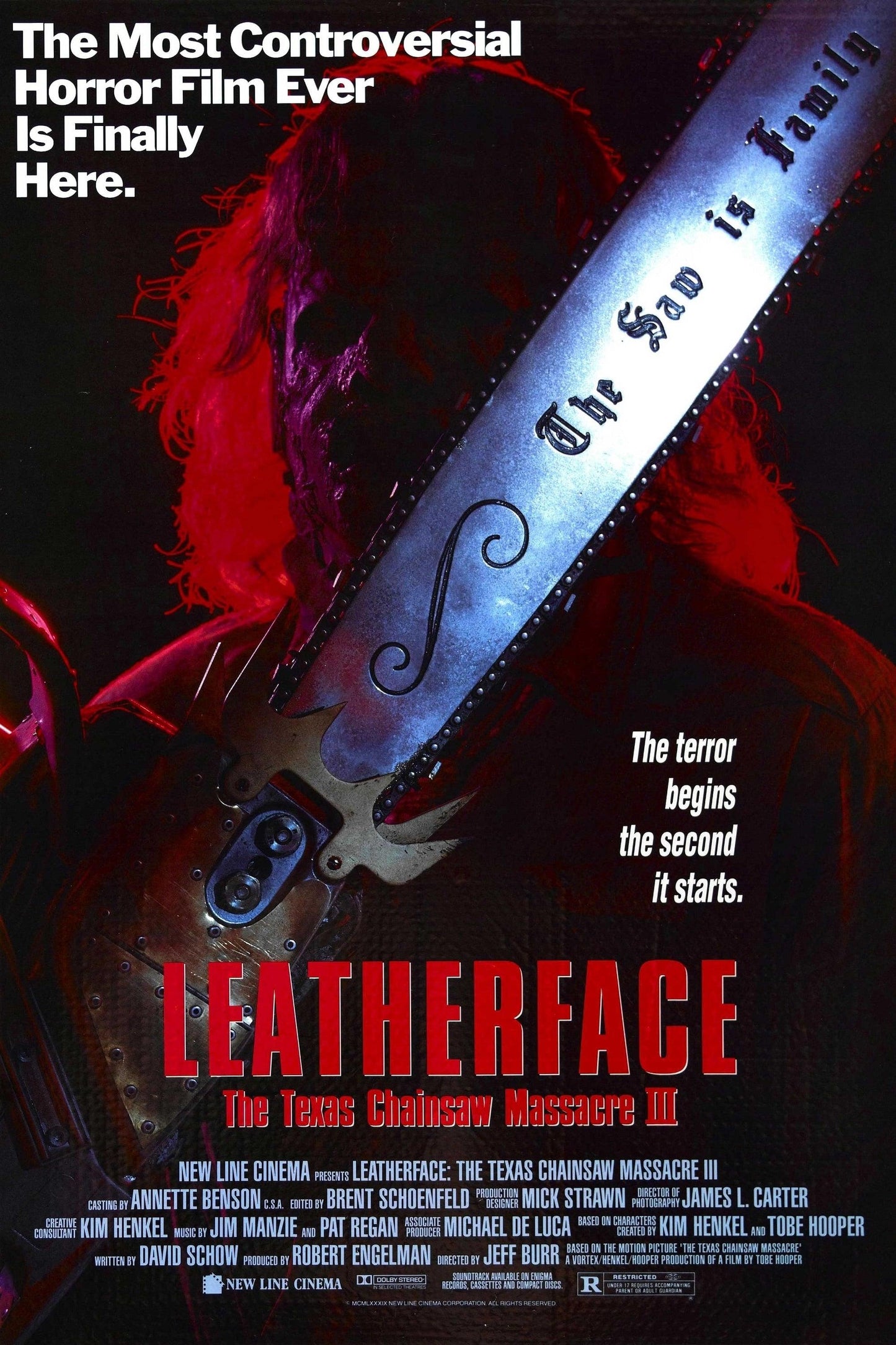 Leatherface The Texas Chainsaw Massacre Iii (1990) Movie Keychain
