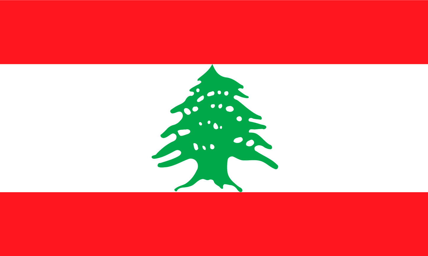 Lebanon Flag Print Poster