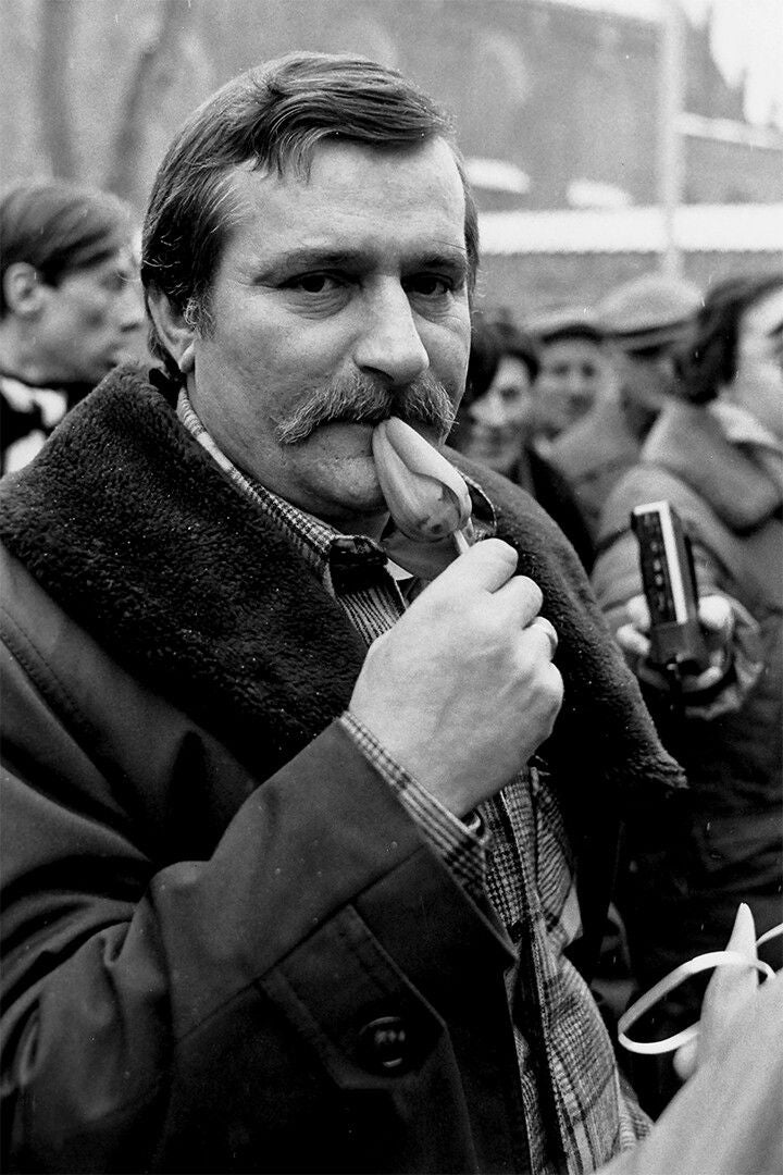 Lech Walesa In Gdansk Government Official Activist Print Wall Art Poster