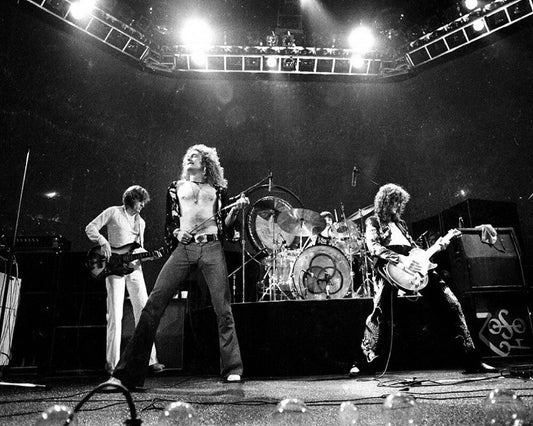 Led Zeplin Page Plant Bonham Paul Jones Concert Picture Poster Photo