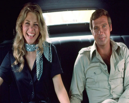 Lee Majors & Farrah Fawcett 6 Million Dollar Man Picture Photo