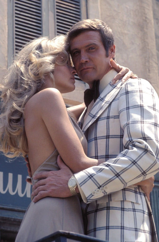 Lee Majors & Farrah Fawcett 6 Million Dollar Man Tv Picture Magnet Print