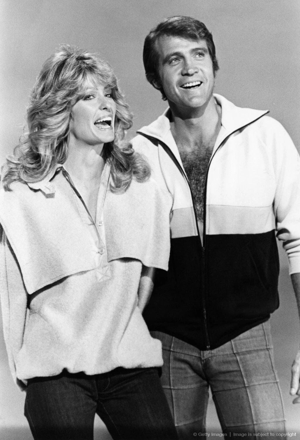 Lee Majors & Farrah Fawcett In 6 Million Dollar Man Tv Picture Photo