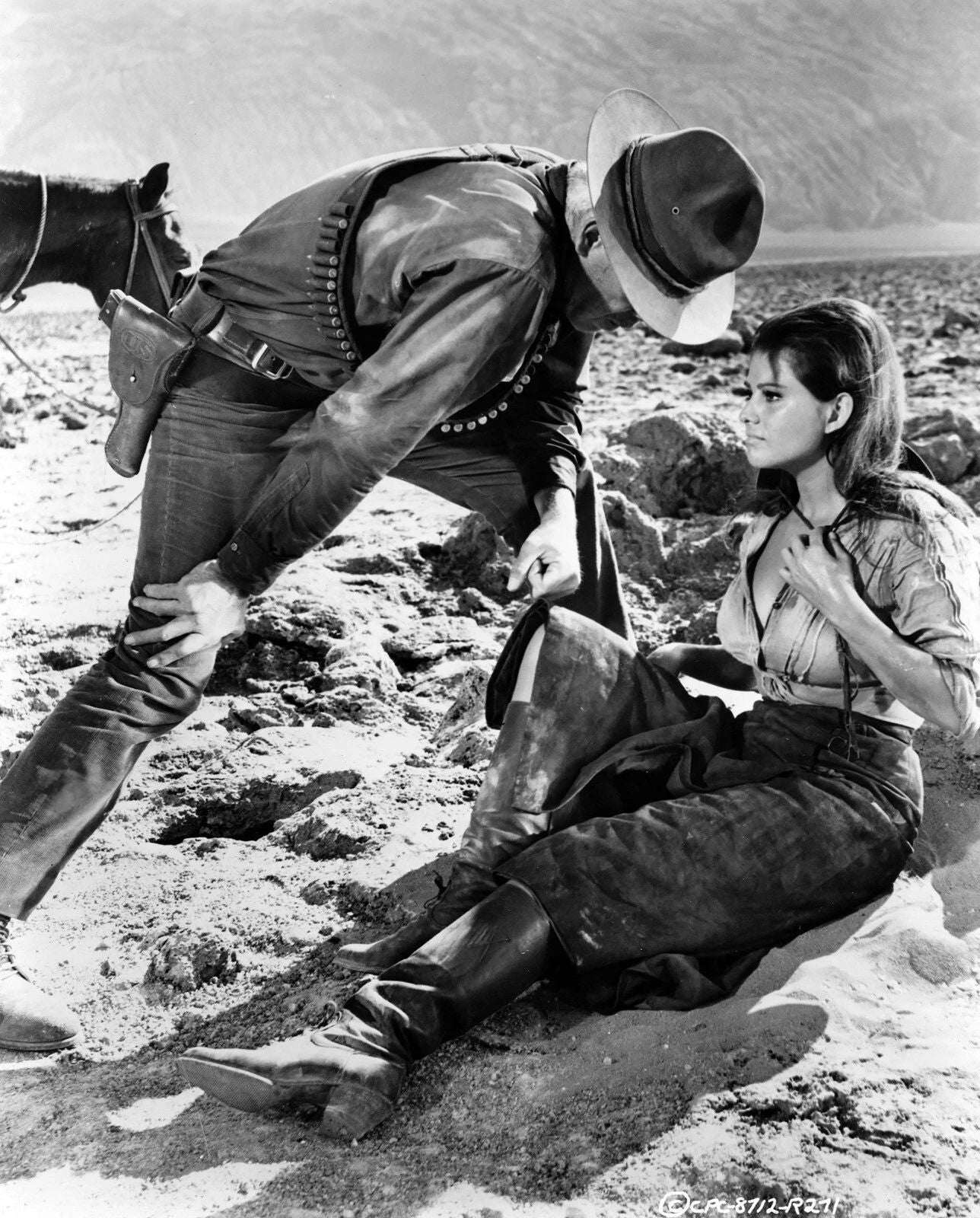 Lee Marvin Claudia Cardinale Movie The Professionals Picture Photo Print